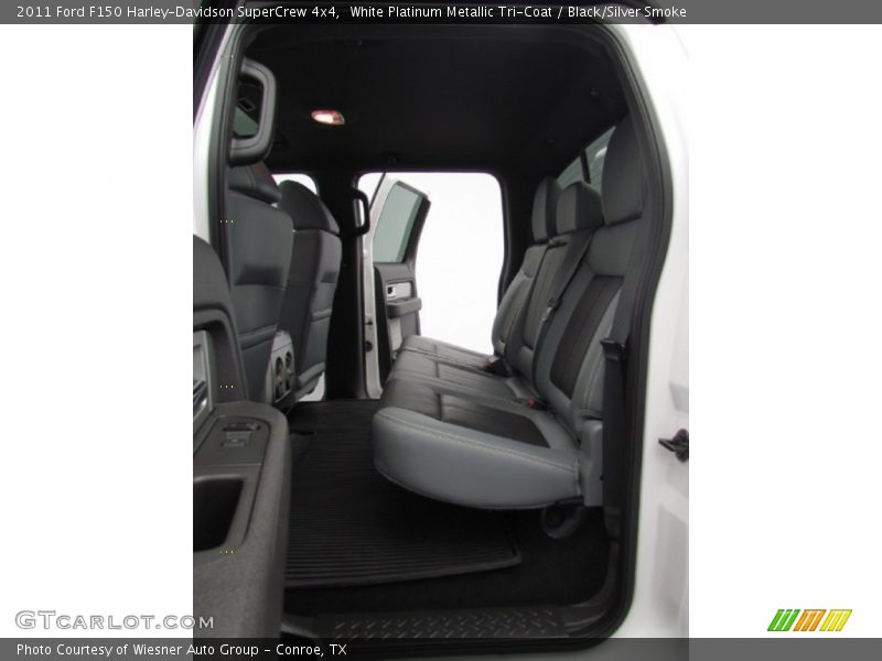 White Platinum Metallic Tri-Coat / Black/Silver Smoke 2011 Ford F150 Harley-Davidson SuperCrew 4x4