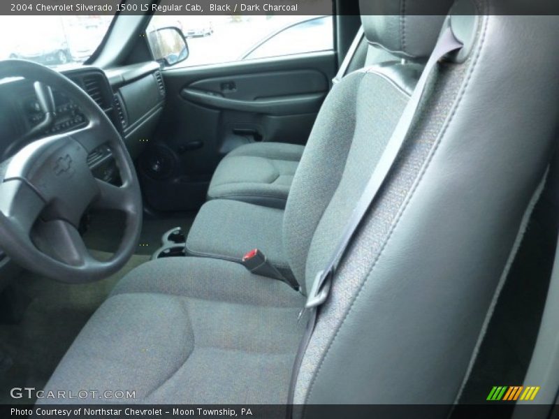 Black / Dark Charcoal 2004 Chevrolet Silverado 1500 LS Regular Cab