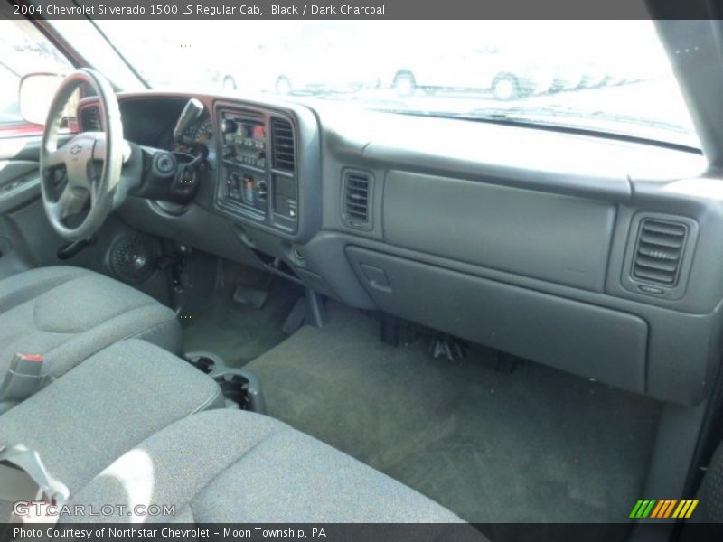 Black / Dark Charcoal 2004 Chevrolet Silverado 1500 LS Regular Cab