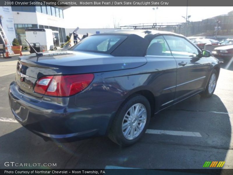 Modern Blue Pearl / Dark Slate Gray/Light Slate Gray 2008 Chrysler Sebring Touring Convertible