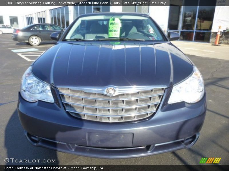 Modern Blue Pearl / Dark Slate Gray/Light Slate Gray 2008 Chrysler Sebring Touring Convertible