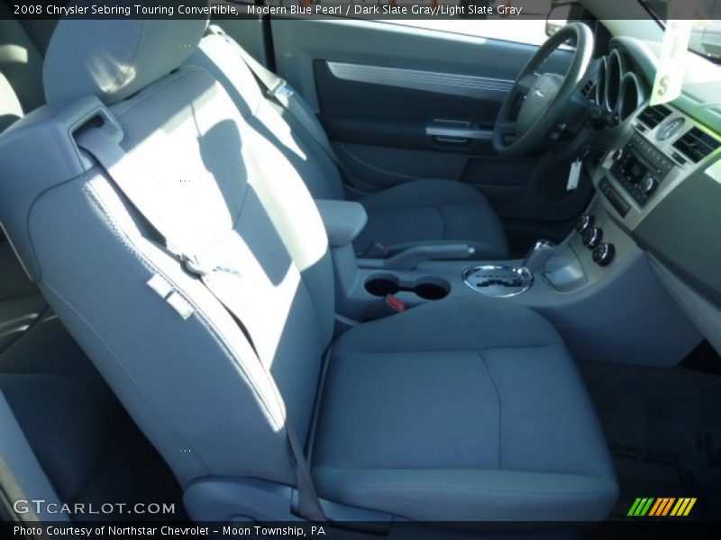 Modern Blue Pearl / Dark Slate Gray/Light Slate Gray 2008 Chrysler Sebring Touring Convertible