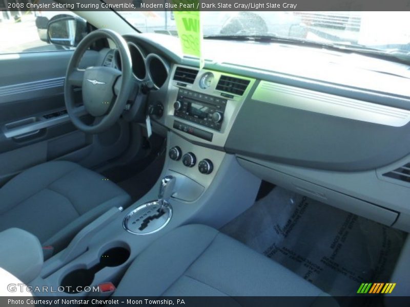 Modern Blue Pearl / Dark Slate Gray/Light Slate Gray 2008 Chrysler Sebring Touring Convertible