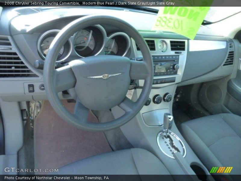 Modern Blue Pearl / Dark Slate Gray/Light Slate Gray 2008 Chrysler Sebring Touring Convertible