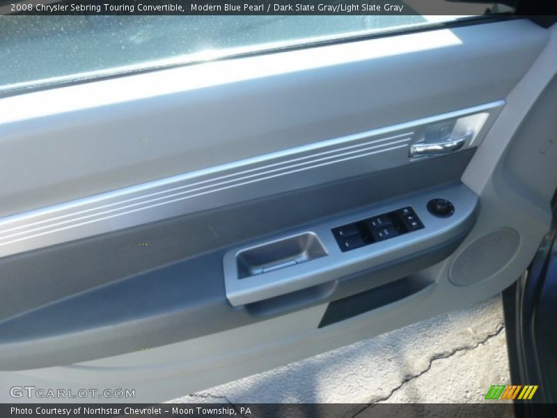Modern Blue Pearl / Dark Slate Gray/Light Slate Gray 2008 Chrysler Sebring Touring Convertible