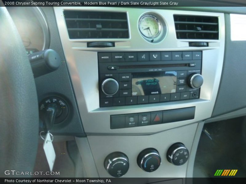 Modern Blue Pearl / Dark Slate Gray/Light Slate Gray 2008 Chrysler Sebring Touring Convertible