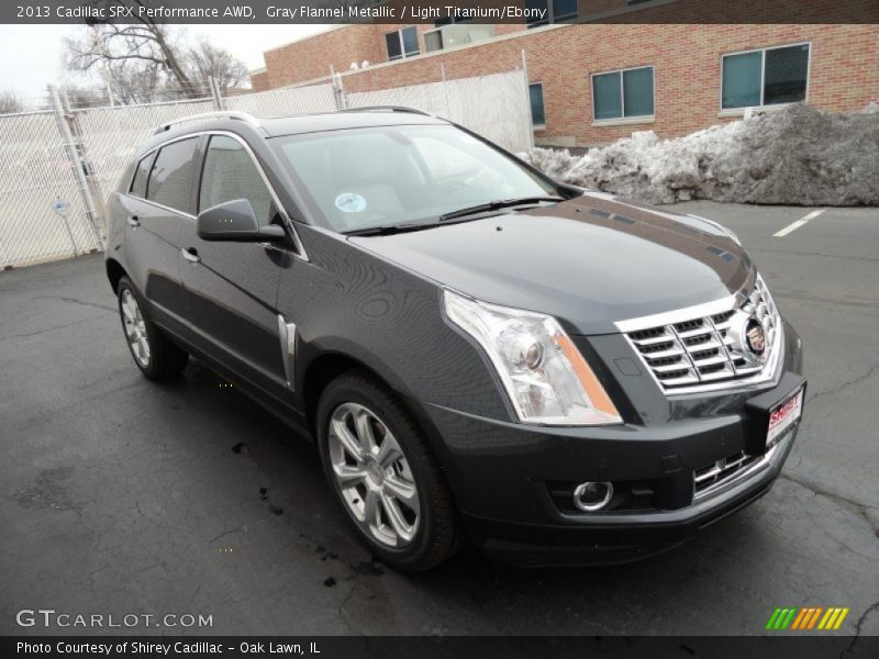 Gray Flannel Metallic / Light Titanium/Ebony 2013 Cadillac SRX Performance AWD