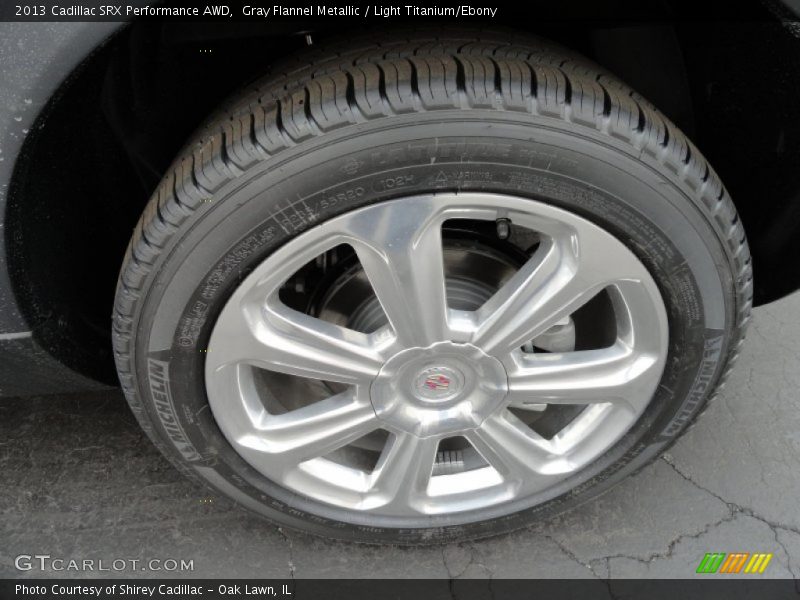 Gray Flannel Metallic / Light Titanium/Ebony 2013 Cadillac SRX Performance AWD