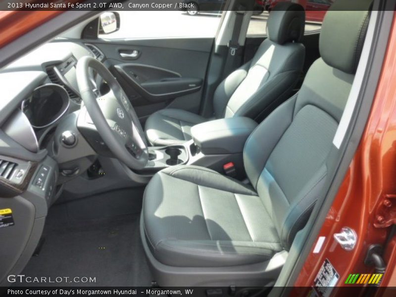 Canyon Copper / Black 2013 Hyundai Santa Fe Sport 2.0T AWD