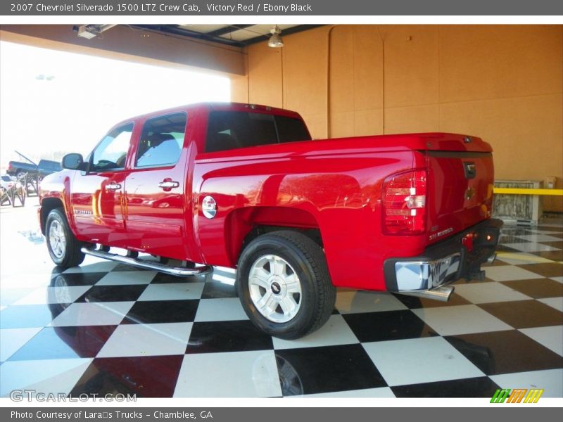 Victory Red / Ebony Black 2007 Chevrolet Silverado 1500 LTZ Crew Cab