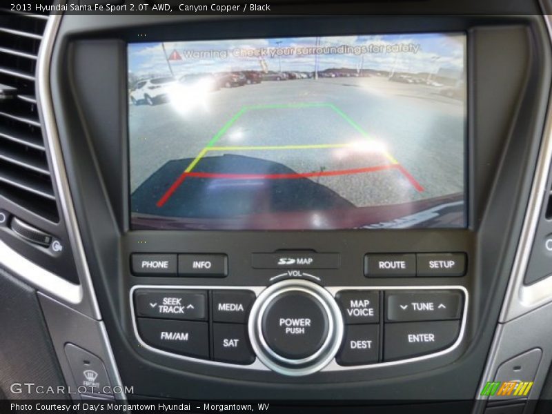 Canyon Copper / Black 2013 Hyundai Santa Fe Sport 2.0T AWD