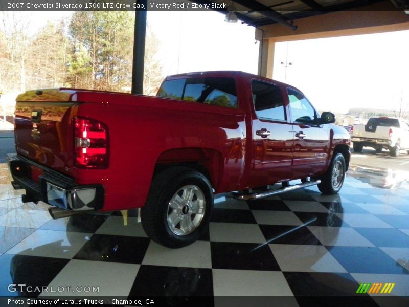 Victory Red / Ebony Black 2007 Chevrolet Silverado 1500 LTZ Crew Cab