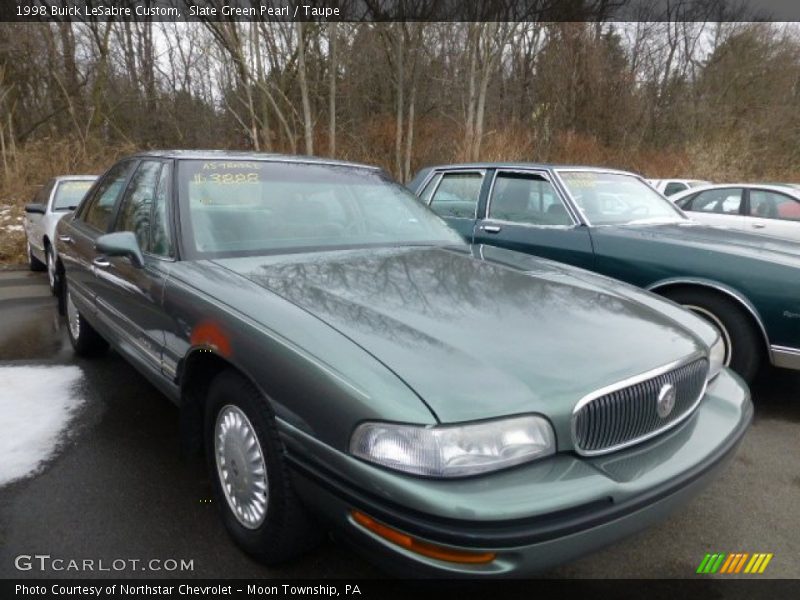 Slate Green Pearl / Taupe 1998 Buick LeSabre Custom