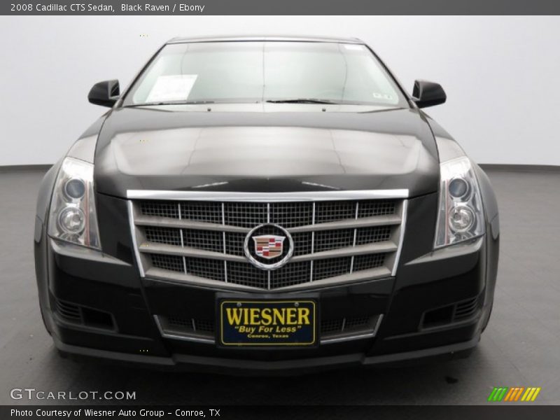 Black Raven / Ebony 2008 Cadillac CTS Sedan