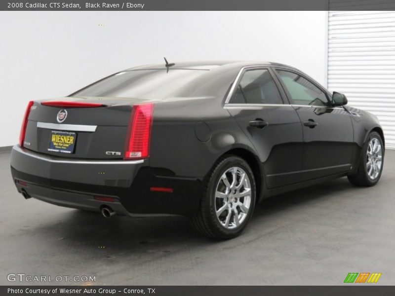 Black Raven / Ebony 2008 Cadillac CTS Sedan