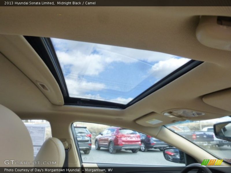 Midnight Black / Camel 2013 Hyundai Sonata Limited