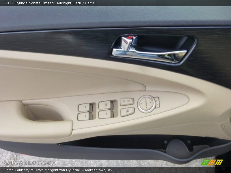 Midnight Black / Camel 2013 Hyundai Sonata Limited