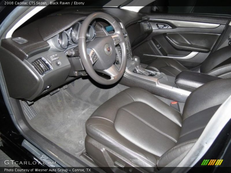 Ebony Interior - 2008 CTS Sedan 