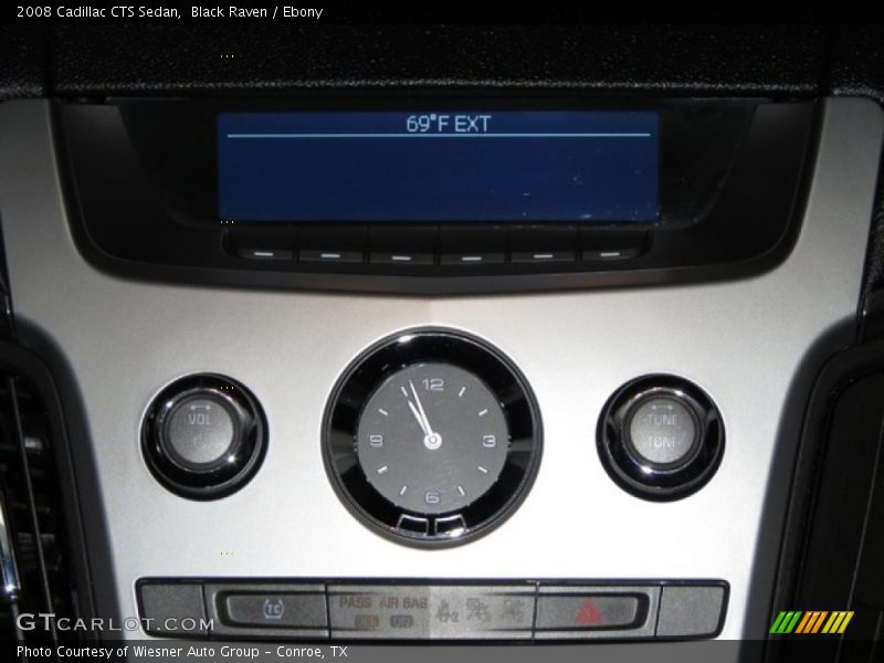 Black Raven / Ebony 2008 Cadillac CTS Sedan