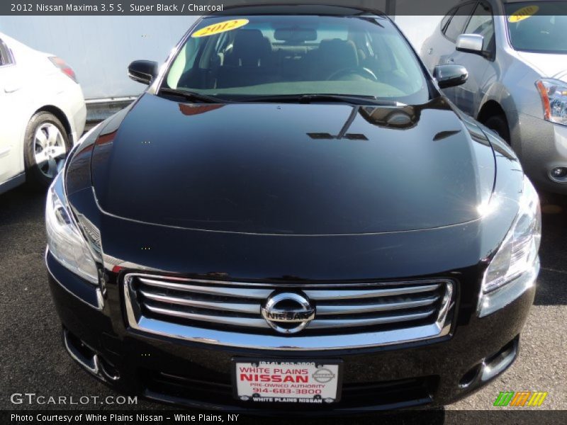 Super Black / Charcoal 2012 Nissan Maxima 3.5 S