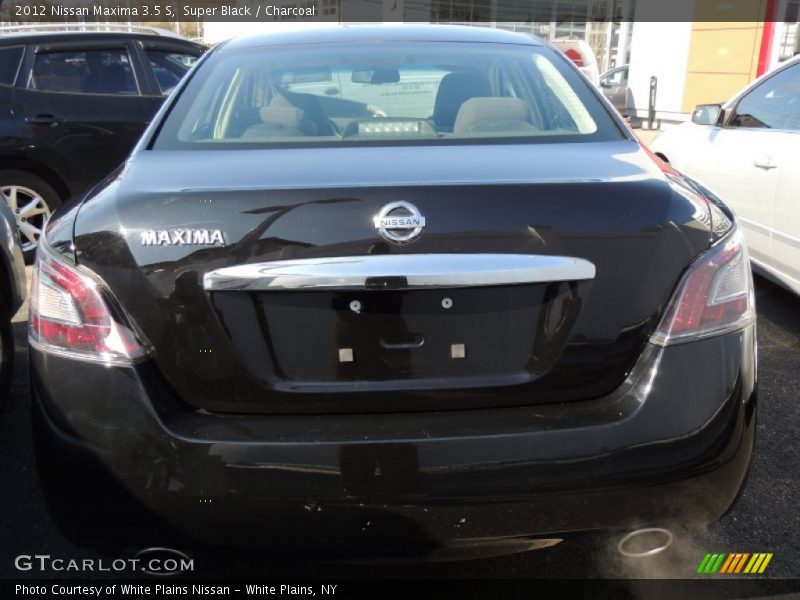 Super Black / Charcoal 2012 Nissan Maxima 3.5 S