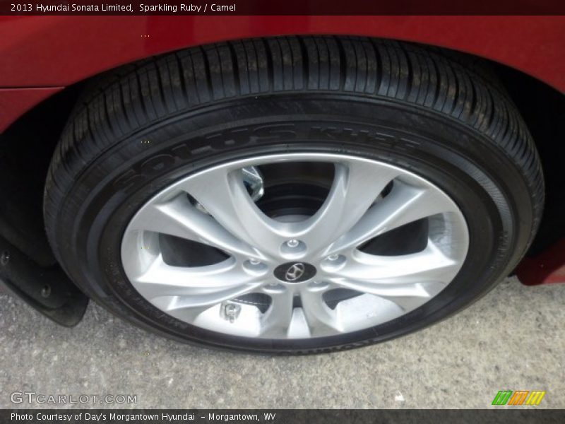Sparkling Ruby / Camel 2013 Hyundai Sonata Limited
