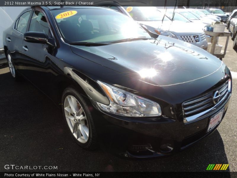 Super Black / Charcoal 2012 Nissan Maxima 3.5 S