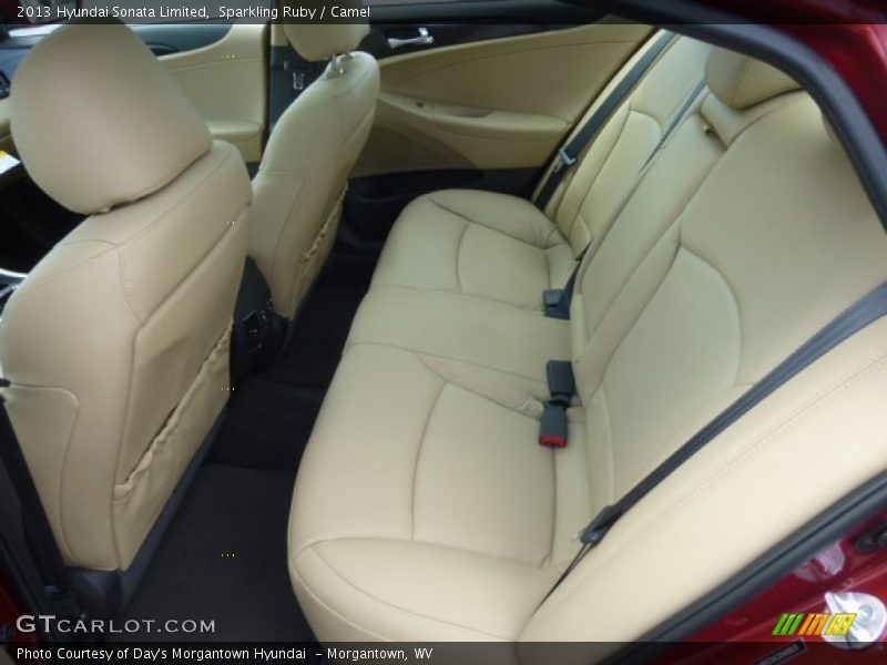Sparkling Ruby / Camel 2013 Hyundai Sonata Limited