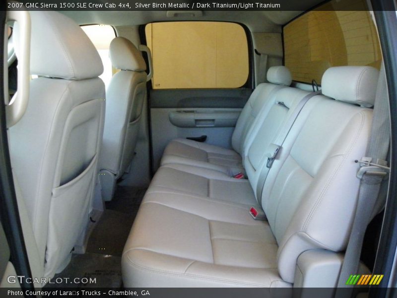 Silver Birch Metallic / Dark Titanium/Light Titanium 2007 GMC Sierra 1500 SLE Crew Cab 4x4