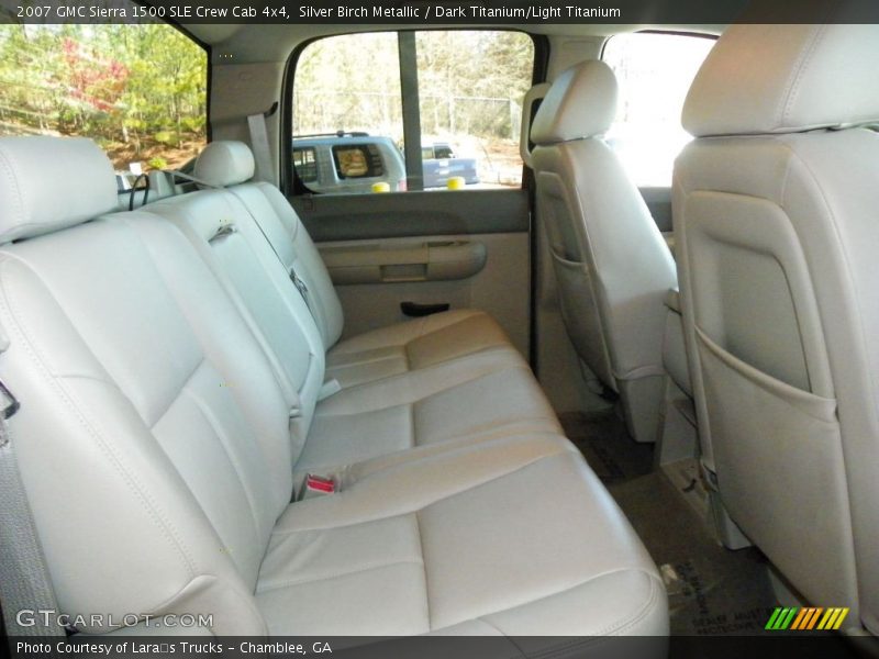 Silver Birch Metallic / Dark Titanium/Light Titanium 2007 GMC Sierra 1500 SLE Crew Cab 4x4