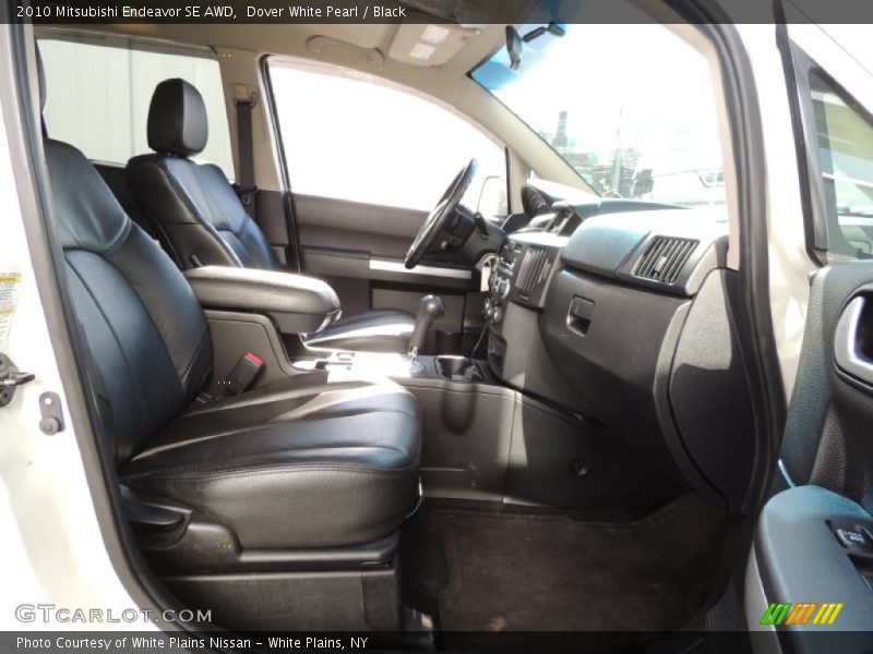 Dover White Pearl / Black 2010 Mitsubishi Endeavor SE AWD