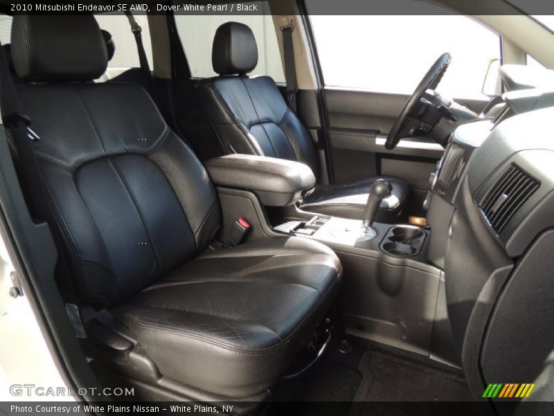 Dover White Pearl / Black 2010 Mitsubishi Endeavor SE AWD