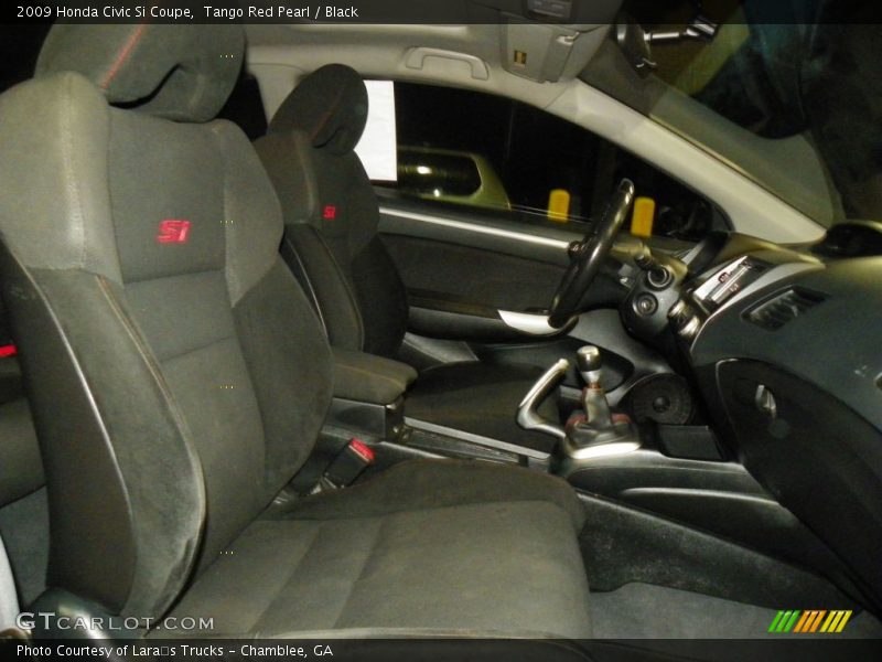 Tango Red Pearl / Black 2009 Honda Civic Si Coupe