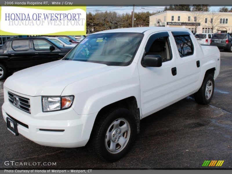 White / Gray 2006 Honda Ridgeline RT