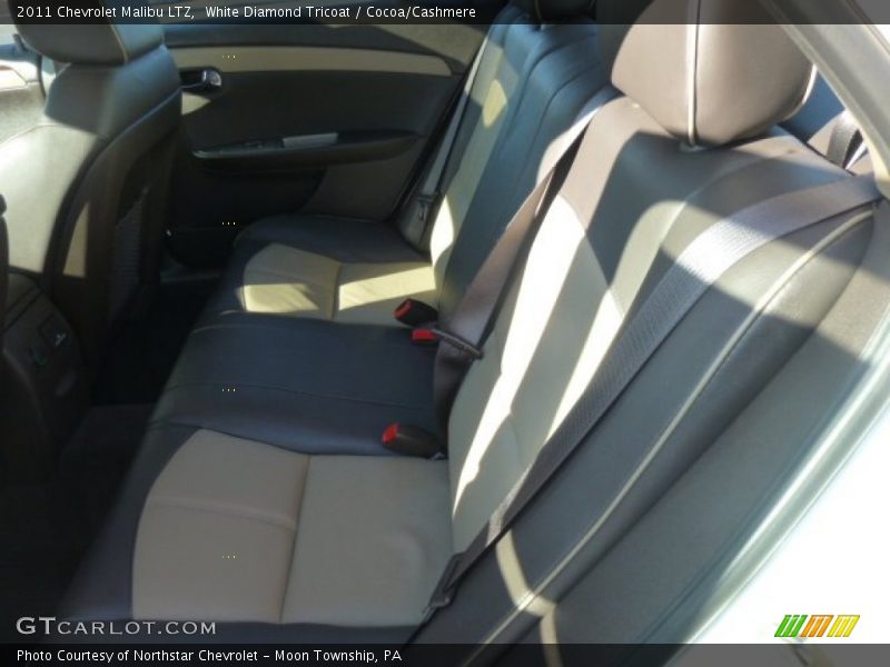 White Diamond Tricoat / Cocoa/Cashmere 2011 Chevrolet Malibu LTZ