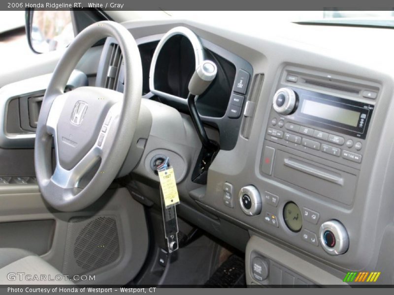 White / Gray 2006 Honda Ridgeline RT