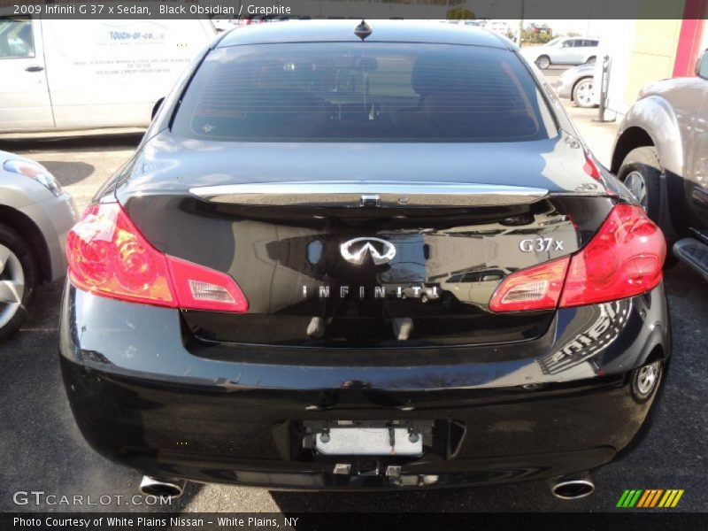 Black Obsidian / Graphite 2009 Infiniti G 37 x Sedan