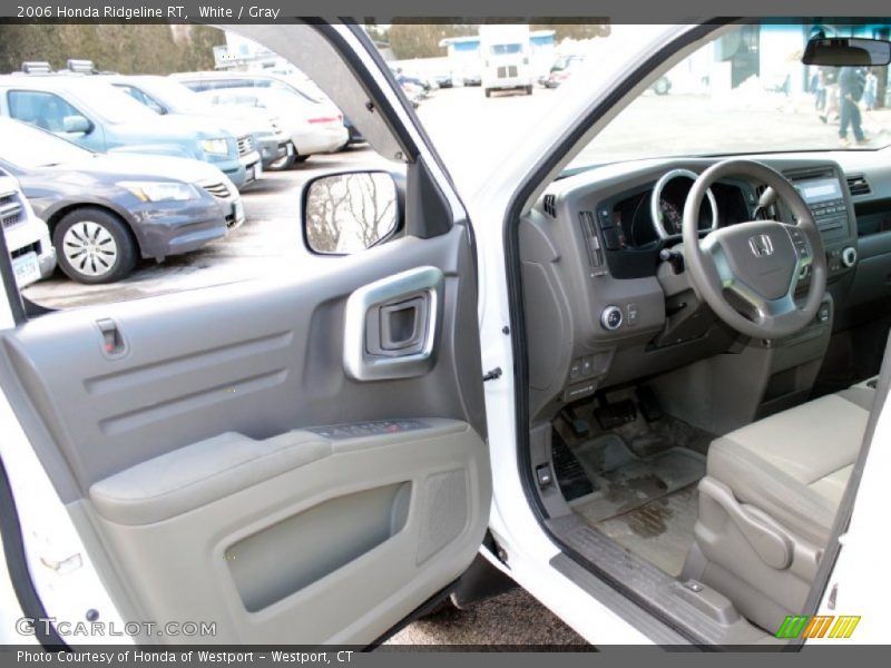 White / Gray 2006 Honda Ridgeline RT