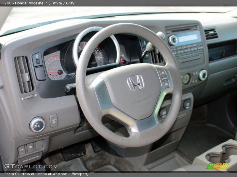 White / Gray 2006 Honda Ridgeline RT