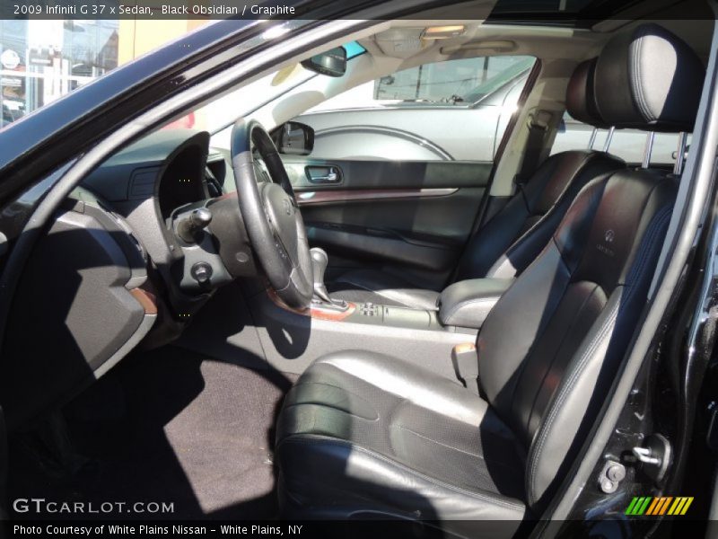 Black Obsidian / Graphite 2009 Infiniti G 37 x Sedan