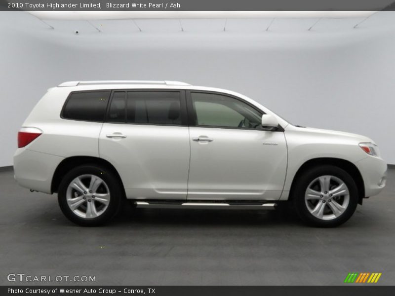 Blizzard White Pearl / Ash 2010 Toyota Highlander Limited