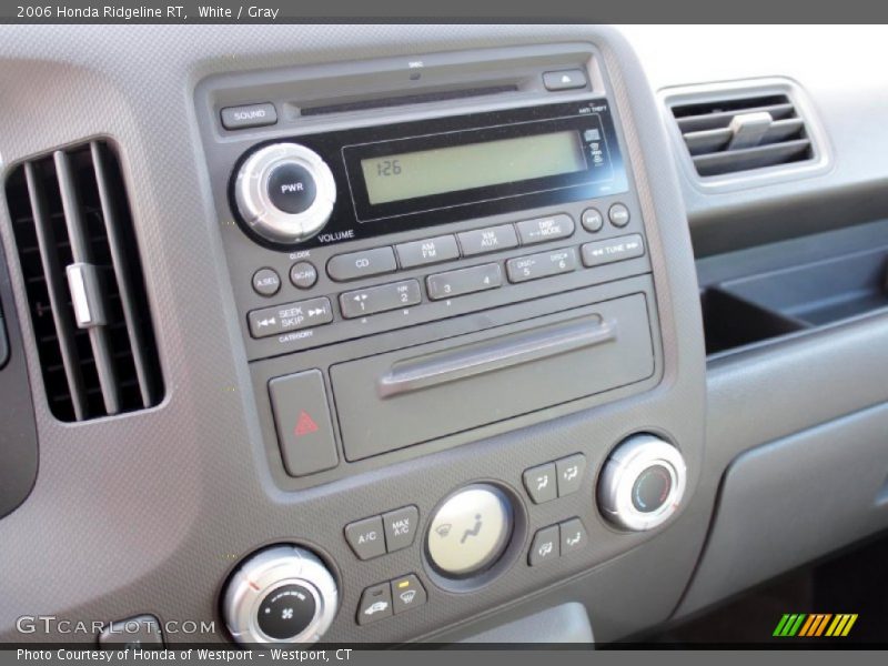White / Gray 2006 Honda Ridgeline RT
