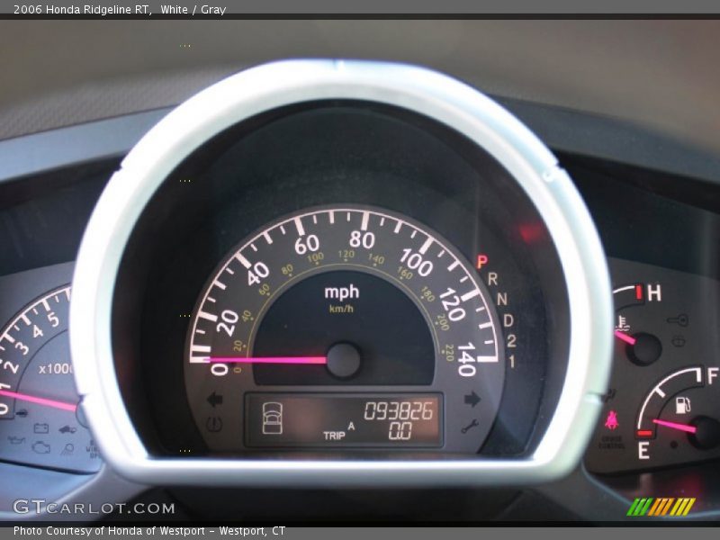 White / Gray 2006 Honda Ridgeline RT