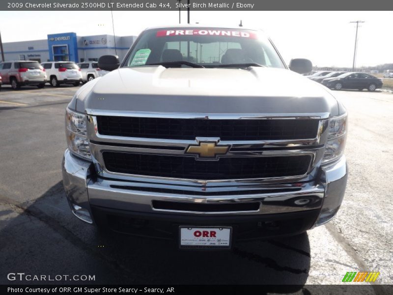 Silver Birch Metallic / Ebony 2009 Chevrolet Silverado 2500HD LT Extended Cab 4x4