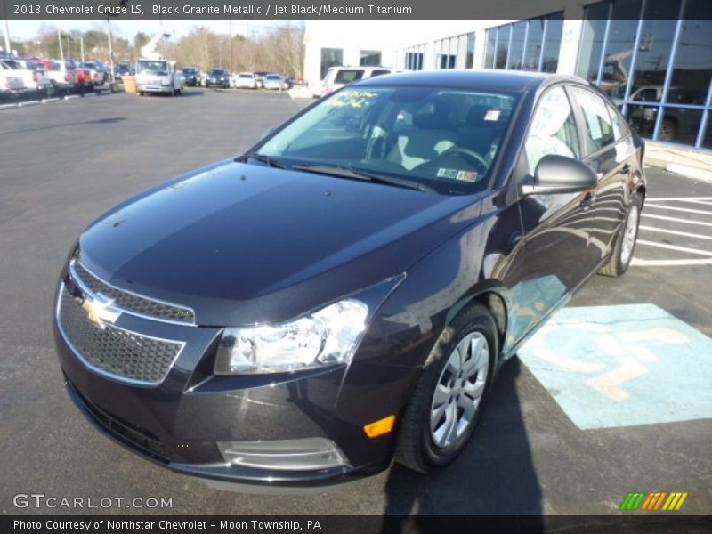 Black Granite Metallic / Jet Black/Medium Titanium 2013 Chevrolet Cruze LS