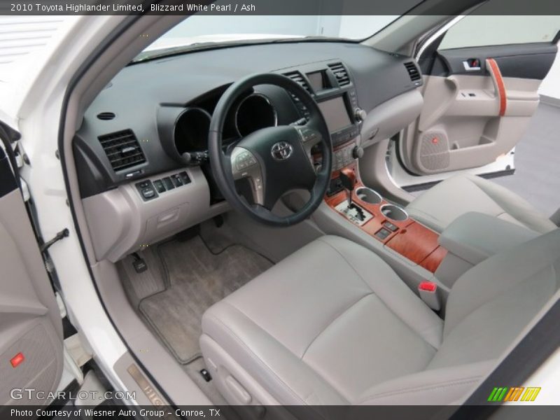  2010 Highlander Limited Ash Interior
