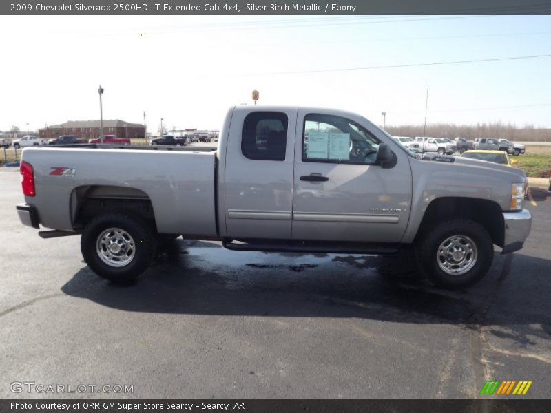 Silver Birch Metallic / Ebony 2009 Chevrolet Silverado 2500HD LT Extended Cab 4x4