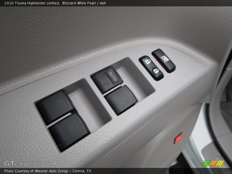 Blizzard White Pearl / Ash 2010 Toyota Highlander Limited