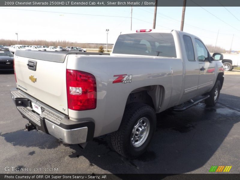 Silver Birch Metallic / Ebony 2009 Chevrolet Silverado 2500HD LT Extended Cab 4x4