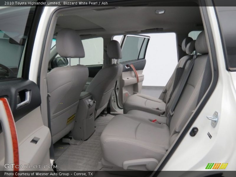 Rear Seat of 2010 Highlander Limited
